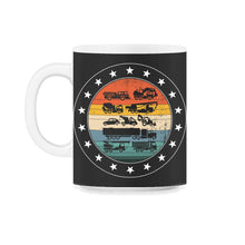Load image into Gallery viewer, Trucks Shirt, Construction Trucks Tee, Trucks Lover Birthday Gift, - 11oz Mug - Black on White