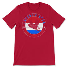 Load image into Gallery viewer, 4th Of July Shirt, Freedom Rock Make Some Noise Independence Day, USA - Unisex T-Shirt - Red