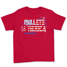 Load image into Gallery viewer, 4th Of July Shirt, Mullets And Merica Independence Day Tee Eagle USA - Youth Tee - Red