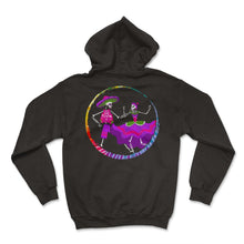 Load image into Gallery viewer, Dia De Los Muertos Shirt, Ballet Folklorico Sugar Skull Skeleton Tee - Hoodie - Black