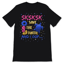 Load image into Gallery viewer, SkSkSk Save The Turtles And I Oop Scrunchies Meme Girls Women Sea