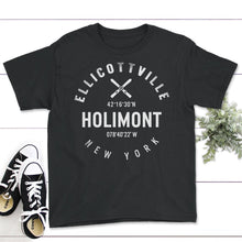 Load image into Gallery viewer, Ellicottville Holimont New York Ski Skiing Sweatshirt - Youth Tee - Black