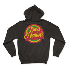 Load image into Gallery viewer, Taina Nation Coqui Frog Symbol Shirt, Atabey Ancestors Puerto Rico - Hoodie - Black