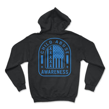 Load image into Gallery viewer, Child Abuse Prevention Month Shirt, Child Welfare American Flag Tee, - Hoodie - Black
