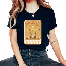 Load image into Gallery viewer, Egyptian Shirt, Egypt Tee, Ancient Egyptians Pyramid Gift Ideas, - Unisex T-Shirt - Black