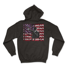 Load image into Gallery viewer, MLK Day, I Have A Dream 1963 Tee, BLM MLK Month Civil Rights, Human - Hoodie - Black