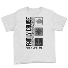 Load image into Gallery viewer, Family Cruise Shirt, Family Cruise 2022 Custom Tee, Making Memories - Youth Tee - White