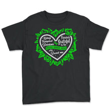 Load image into Gallery viewer, Organ Donation Awareness, Kidney Transplant Survivor, Kidney - Youth Tee - Black