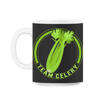 Load image into Gallery viewer, Celery Vegetable Shirt, Team Celery Tee, Vegetable Lover Gift, Gift - 11oz Mug - Black on White