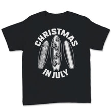 Load image into Gallery viewer, Christmas In July Surf Boards Surfing Waves Beach Summer Celebration