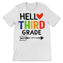 Load image into Gallery viewer, Hello Third Grade Student Teacher Colorful Back To School Gift For
