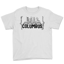 Load image into Gallery viewer, Columbus Ohio Shirt, Columbus Ohio City Skyline, USA City Skyline