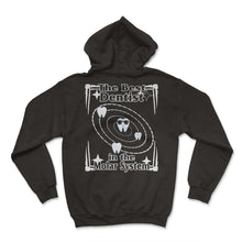 Load image into Gallery viewer, Dentist Shirt, The Best Dentist In The Molar System Funny Teeth Tee, - Hoodie - Black