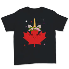 Load image into Gallery viewer, Canada Day Cute Unicorn Maple Leaf Magic Trendy Pattern Canadian Flag