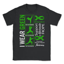 Load image into Gallery viewer, Promote Mental Health Awareness Shirt, Support Advocate Hope Embrace - Unisex T-Shirt - Black