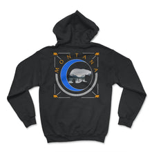 Load image into Gallery viewer, Glacier National Park, Retro Glacier Montana Grizzly Bear Souvenir - Hoodie - Black