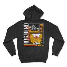 Load image into Gallery viewer, Big Bend National Park Shirt, Chisos Mountain Tee, US Texas Vintage - Hoodie - Black