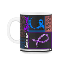 Load image into Gallery viewer, Only Badasses Have No Thyroid Shirt, Ribbon Thyroidectomy Removal - 11oz Mug - Black on White