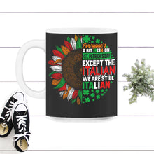 Load image into Gallery viewer, Everyone's A Bit Irish On St Patrick's Day, St. Patricks Day Shirt, - 11oz Mug - Black on White