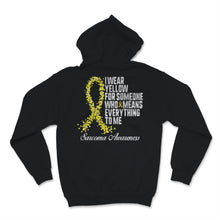 Load image into Gallery viewer, I Wear Yellow Sarcoma Cancer Awareness Ribbon Love Support Survivor
