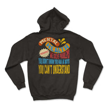 Load image into Gallery viewer, Mental Health Therapist Shirt, Counseling Solve Problems Suicide - Hoodie - Black