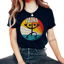 Load image into Gallery viewer, Taina Coqui Frog Symbol Shirt, Atabey Ancestors Puerto Rico Flag - Unisex T-Shirt - Black