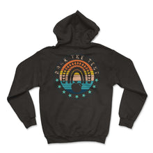 Load image into Gallery viewer, Rock The Test Shirt, Final Test Apple Rainbow Gift For Graduating - Hoodie - Black