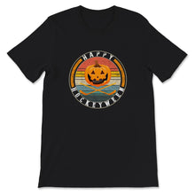 Load image into Gallery viewer, Happy Hockeyween Shirt, Hockey Player Funny Tee, Hockey Pumpkin