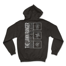 Load image into Gallery viewer, The Lawn Ranger Rides Again, Garden Plant Gardening Lover Botanist - Hoodie - Black
