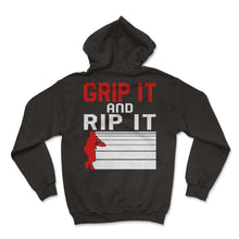 Load image into Gallery viewer, Disc Golf Shirt, Grip It And Rip It Tee, Frisbee Golf Gift Ideas, - Hoodie - Black