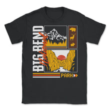 Load image into Gallery viewer, Big Bend National Park Shirt, Chisos Mountain Tee, US Texas Vintage - Unisex T-Shirt - Black