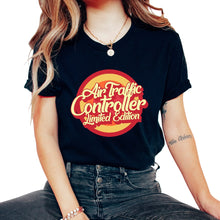 Load image into Gallery viewer, Pilot Shirt, Air Traffic Controller Limited Edition Funny Retro Tee, - Unisex T-Shirt - Black