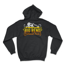 Load image into Gallery viewer, Big Bend National Park Shirt, Chisos Mountain Tee, US Texas Vintage - Hoodie - Black