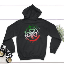 Load image into Gallery viewer, St. Patricks Day Shirt, Irish Temper Italian Attitude Lucky Christmas - Hoodie - Black