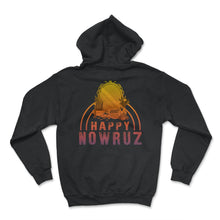 Load image into Gallery viewer, Happy Nowruz Shirt, Haft Seen Arrangement Gift, Iranian New Year, - Hoodie - Black