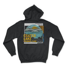 Load image into Gallery viewer, Crater Lake National Park Shirt, Oregon Mount Mazama US Lake Tee, - Hoodie - Black