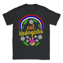 Load image into Gallery viewer, Kindergarten Shirt, Peace Out Kindergarten Tee, First Day Of School - Unisex T-Shirt - Black