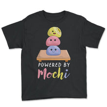 Load image into Gallery viewer, Cute kawaii Mochi t shirt Ice Cream Japanese Food Rice Cake - Youth Tee - Black