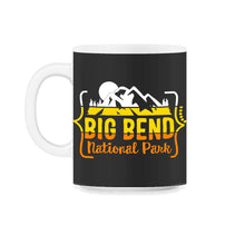Load image into Gallery viewer, Big Bend National Park Shirt, Chisos Mountain Tee, US Texas Vintage - 11oz Mug - Black on White