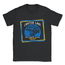 Load image into Gallery viewer, Crater Lake National Park Shirt, Oregon Mount Mazama US Lake Tee, - Unisex T-Shirt - Black