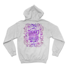Load image into Gallery viewer, Teacher's Assistant Shirt, Takes A Hand Open A Mind Tee, Teacher's - Hoodie - White