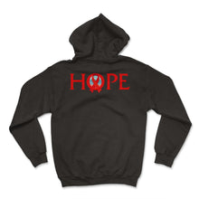 Load image into Gallery viewer, HIV AIDS Awareness Month Shirt, Hope Red Ribbon Tee, World AIDS Day - Hoodie - Black