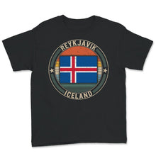Load image into Gallery viewer, Iceland Shirt, Reykjavik Iceland, Vintage Reykjavik Iceland Souvenir