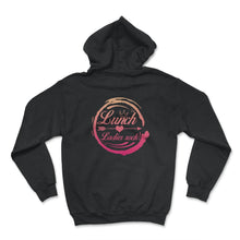 Load image into Gallery viewer, Lunch Lady Shirt, Lunch Ladies Rock Tee, Cafeteria Worker Gift, - Hoodie - Black