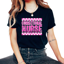 Load image into Gallery viewer, Nurse Shirt, Correctional Nurse Tee, RN Gift Ideas, Jail Registered - Unisex T-Shirt - Black