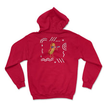 Load image into Gallery viewer, 4th Of July Shirt, Hotdog Sunglasses USA Flag Cute Funny Independence - Hoodie - Red