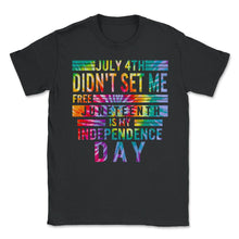 Load image into Gallery viewer, Colorful Juneteenth - Unisex T-Shirt - Black