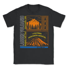 Load image into Gallery viewer, Lassen Volcanic National Park Shirt, US California 1916 Volcano - Unisex T-Shirt - Black