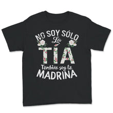 Load image into Gallery viewer, Mujer Regalo para Madrina, Camiseta de Tia y Madrina de Bautizo