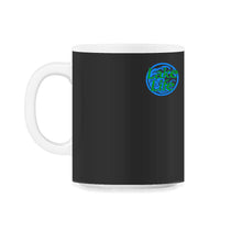 Load image into Gallery viewer, Lake Life Shirt, Pocket Waves Family Summer Vacation, Vintage - 11oz Mug - Black on White